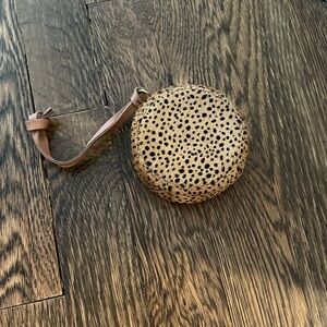 Madewell Calf Hair Circle Pouch